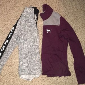 3 victoria secret PINK sweatshirts and T-shirt